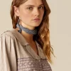 NÍCOLI CAMISA RAYA MARRÓN NIDOS< Camisas