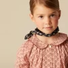 NÍCOLI CAMISA ROSA FLOR MARRÓN< Camisas