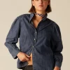 NÍCOLI CAMISA VAQUERA AZUL< Denim | Camisas