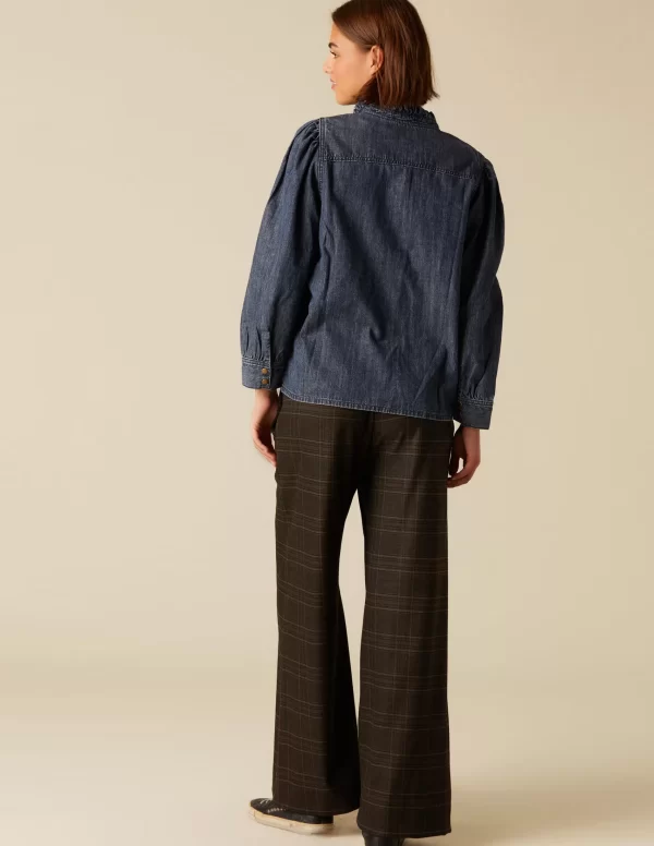 NÍCOLI CAMISA VAQUERA AZUL< Denim | Camisas