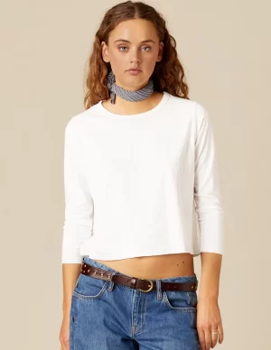 NÍCOLI CAMISETA MANGA LARGA BLANCA NN< Camisetas
