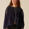 NÍCOLI CHAQUETA BEADS TERCIOPELO< Ropa De Abrigo