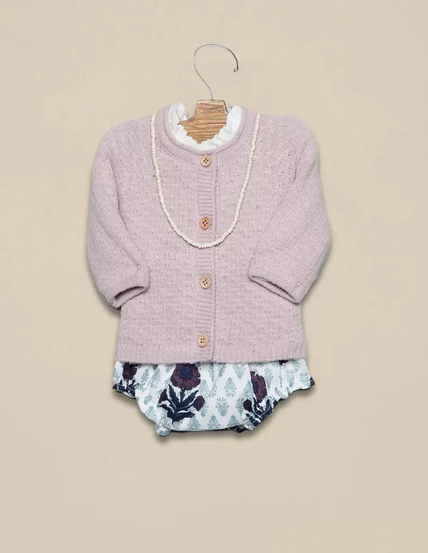 NÍCOLI CHAQUETA BEBé CANALé ROSA< Punto
