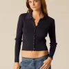 NÍCOLI CHAQUETA BOTONES CANALé AZUL< Punto