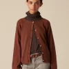 NÍCOLI CHAQUETA CANALé MARRÓN< Punto
