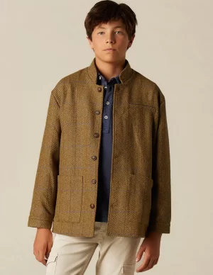 NÍCOLI CHAQUETA MAO ESPIGA MARRÓN< Ropa De Abrigo