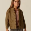 NÍCOLI CHAQUETA MAO ESPIGA MARRÓN< Ropa De Abrigo
