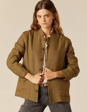 chaqueta_mao_espiga_marrn_0.webp NÍCOLI CHAQUETA MAO ESPIGA MARRÓN< Ropa De Abrigo