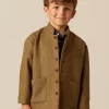 NÍCOLI CHAQUETA MAO ESPIGA MARRÓN< Ropa De Abrigo