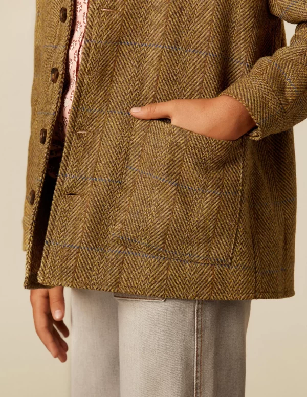 NÍCOLI CHAQUETA MAO ESPIGA MARRÓN< Ropa De Abrigo