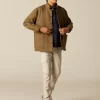 NÍCOLI CHAQUETA MAO ESPIGA MARRÓN< Ropa De Abrigo