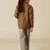 NÍCOLI CHAQUETA MAO ESPIGA MARRÓN< Ropa De Abrigo