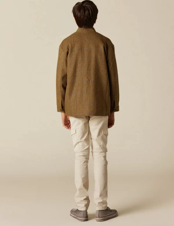 NÍCOLI CHAQUETA MAO ESPIGA MARRÓN< Ropa De Abrigo