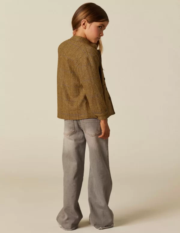 NÍCOLI CHAQUETA MAO ESPIGA MARRÓN< Ropa De Abrigo