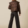 NÍCOLI CHAQUETA PAISLEY NEGRA< Ropa De Abrigo