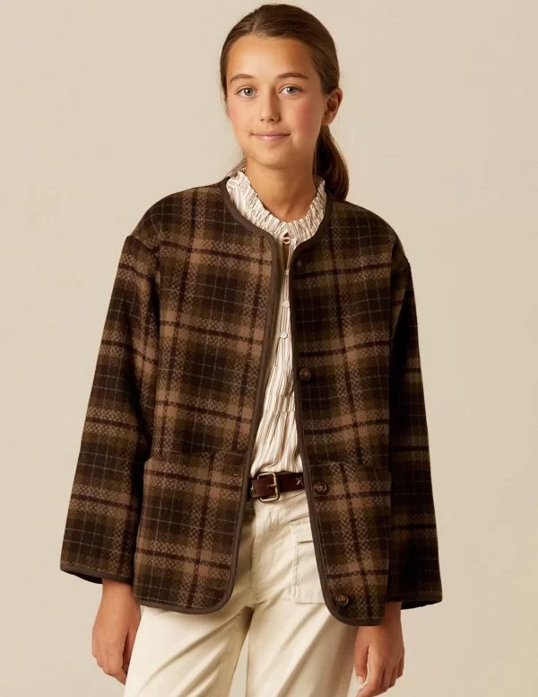 NÍCOLI CHAQUETÓN CUADROS< Ropa De Abrigo