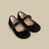 NÍCOLI CHINAS TERCIOPELO NEGRO< Zapatos