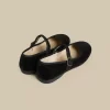 NÍCOLI CHINAS TERCIOPELO NEGRO< Zapatos