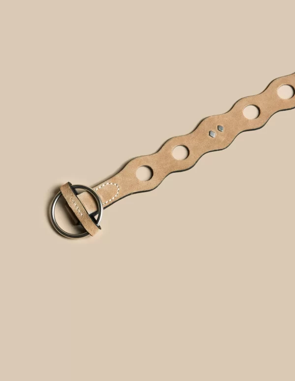 NÍCOLI CINTURON RETRO SERRAJE TOPO< Cinturones