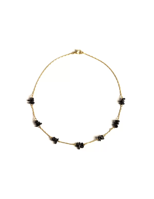 NÍCOLI COLLAR CADENA ONIX< Collares Y Gargantillas