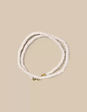 NÍCOLI COLLAR CORTO BOLITAS CRUDO< Collares | Collares