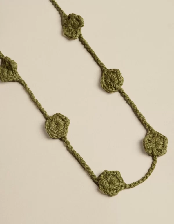 NÍCOLI COLLAR FLOR PUNTO< Collares | Collares