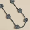 NÍCOLI COLLAR FLOR PUNTO VERDE< Collares | Collares