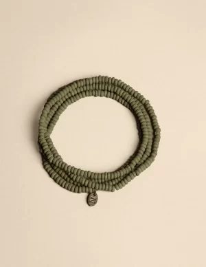 NÍCOLI COLLAR LARGO MADERA< Collares | Collares