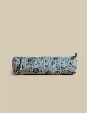 NÍCOLI ESTUCHE FLOR HOJA AZUL< Bolsas Y Estuches | Bolsas Y Estuches