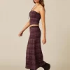 NÍCOLI FALDA BICOLOR MARRÓN Y< Faldas | Punto