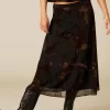 NÍCOLI FALDA FLOR TULLE NEGRO< Faldas