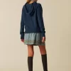 NÍCOLI JERSEY AZUL OSCURO CAPUCHA< Punto