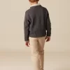 NÍCOLI JERSEY CUELLO PICO GRIS< Punto