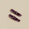 NÍCOLI 2 LAZOS TERCIOPELO MORA< Accesorios De Pelo