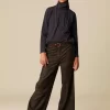 NÍCOLI PANTALÓN ANCHO CUADRO< Pantalones