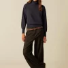NÍCOLI PANTALÓN ANCHO CUADRO< Pantalones