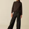NÍCOLI PANTALÓN ANCHO DIBUJO GRIS< Pantalones