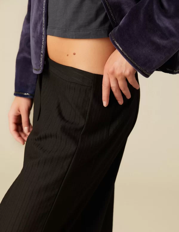 NÍCOLI PANTALÓN ANCHO NEGRO< Pantalones