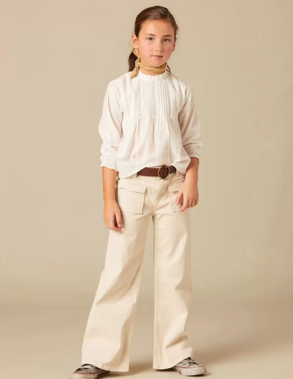 NÍCOLI PANTALÓN ARENA TAPETA BOLSILLOS< Denim | Pantalones