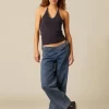pantaln_azul_hebillas_cin_0.webp NÍCOLI PANTALÓN AZUL HEBILLAS CINTURA< Denim | Pantalones