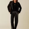 NÍCOLI PANTALÓN BICOLOR ANTRACITA Y GRIS< Denim | Pantalones