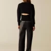 NÍCOLI PANTALÓN BICOLOR ANTRACITA Y GRIS< Denim | Pantalones