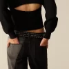 NÍCOLI PANTALÓN BICOLOR ANTRACITA Y GRIS< Denim | Pantalones