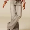 NÍCOLI PantalÓn bolsillos vaquero gris< Denim | Pantalones
