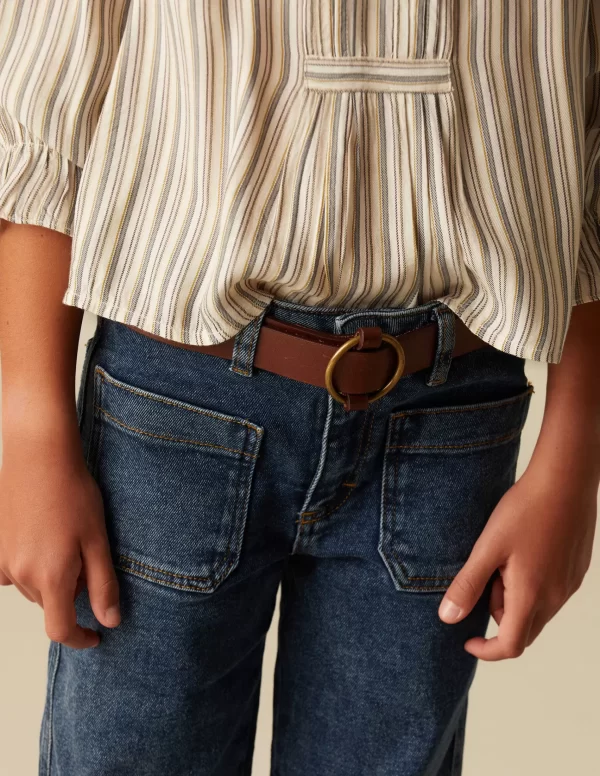 NÍCOLI PANTALÓN BOLSILLOS VAQUERO< Pantalones | Denim