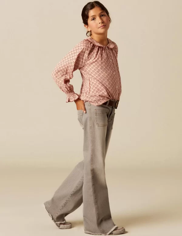 NÍCOLI PantalÓn bolsillos vaquero gris< Denim | Pantalones