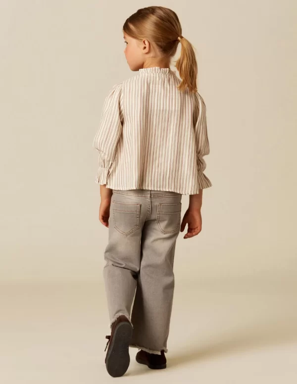 NÍCOLI PantalÓn bolsillos vaquero gris< Denim | Pantalones