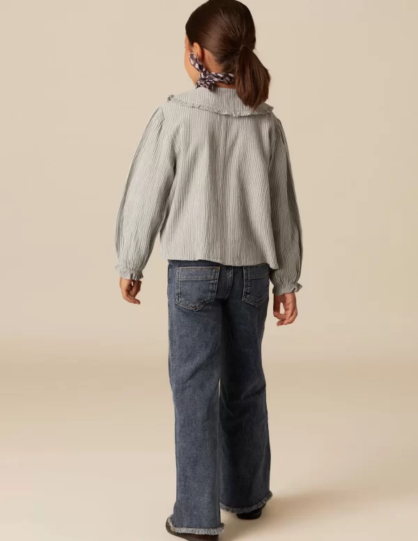 NÍCOLI PANTALÓN BOLSILLOS VAQUERO< Denim | Pantalones