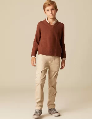 NÍCOLI PANTALÓN CARGO LARGO< Pantalones