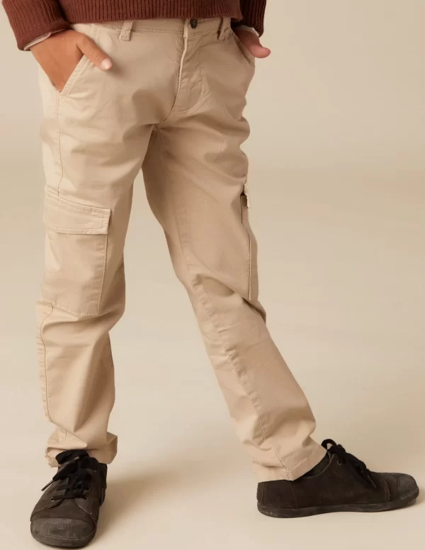 NÍCOLI PANTALÓN CARGO LARGO< Pantalones